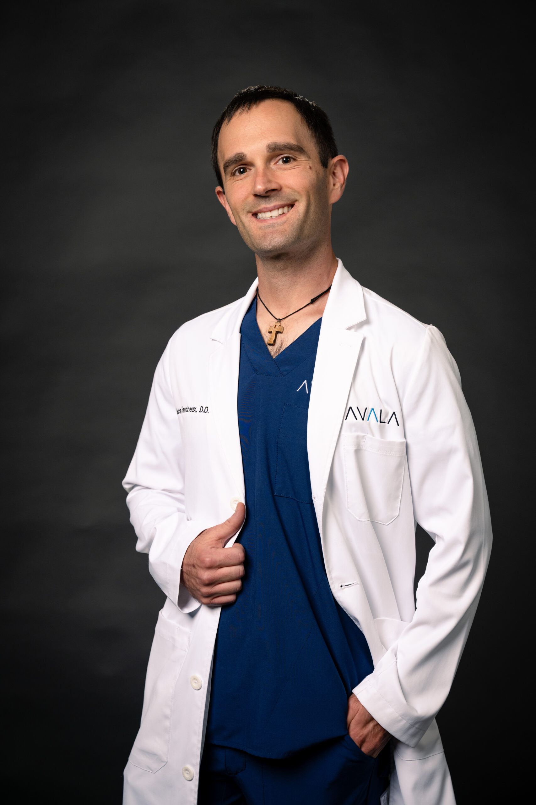 Dr. Jason Faucheux is a Doctor of Osteopathic Medicine (D.O.). Born and raised in Covington, Louisiana, Dr. Faucheux is a board-certified Family Medicine Physician, and also offers Osteopathic treatments, like Acupuncture and OMT.
